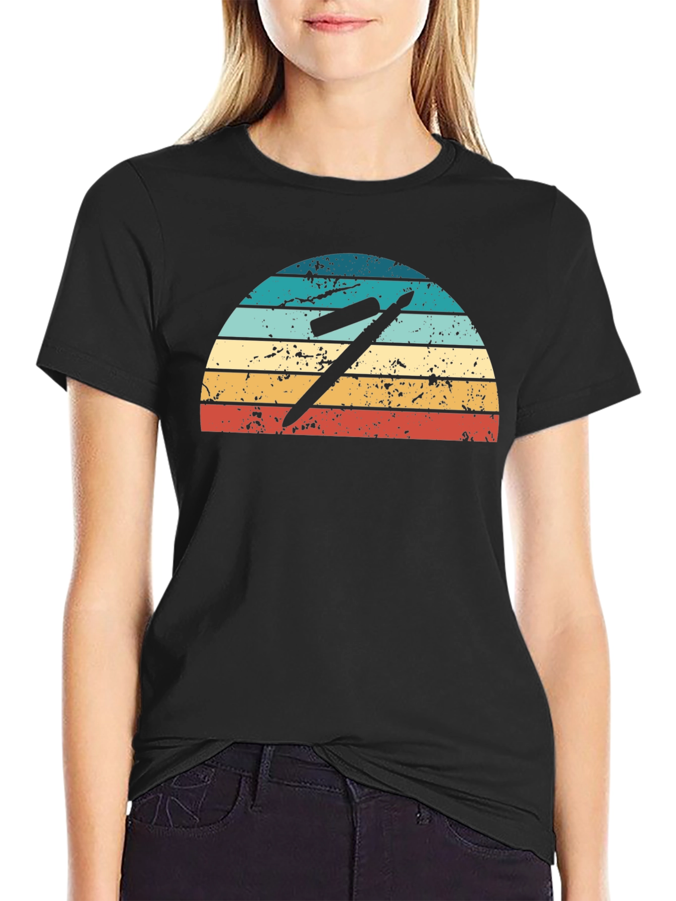 Retro Drummer T-Shirt - Vintage Music Lover Tee
