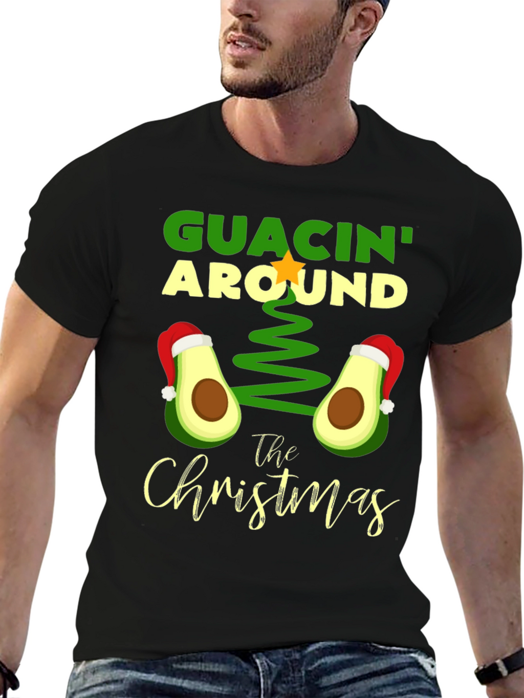 Guacin Around Christmas Graphic Tee