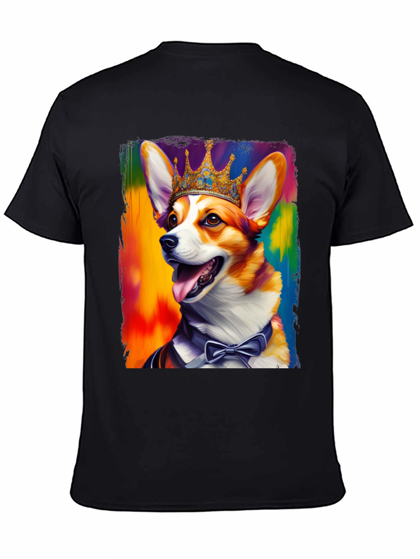 Corgi King Graphic Tee - Stylish & Unique Design