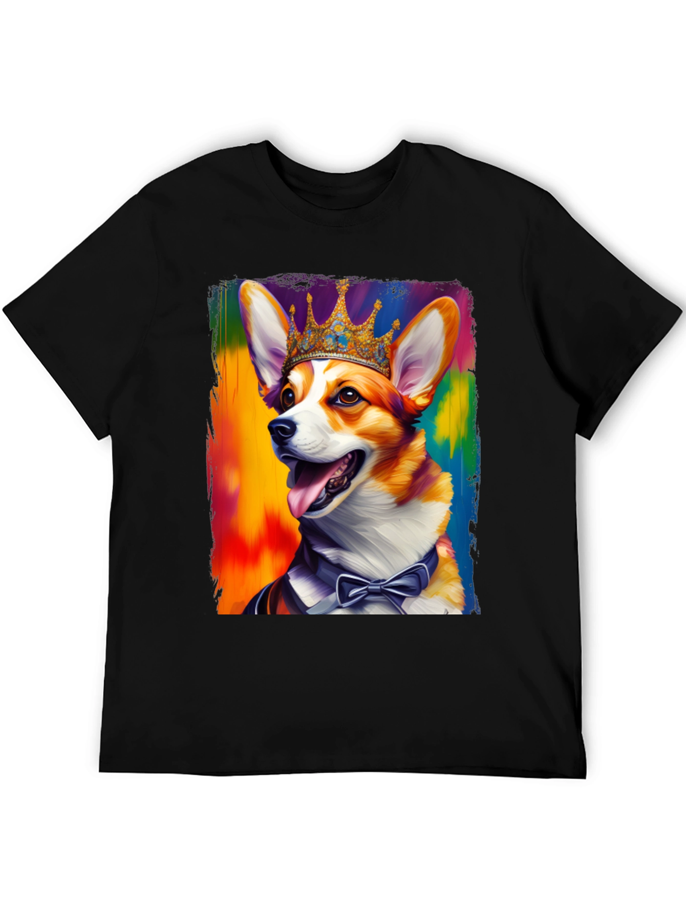 Corgi King Graphic Tee - Stylish & Unique Design