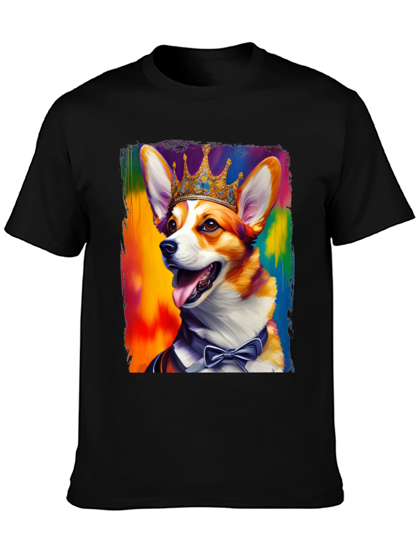 Corgi King Graphic Tee - Stylish & Unique Design
