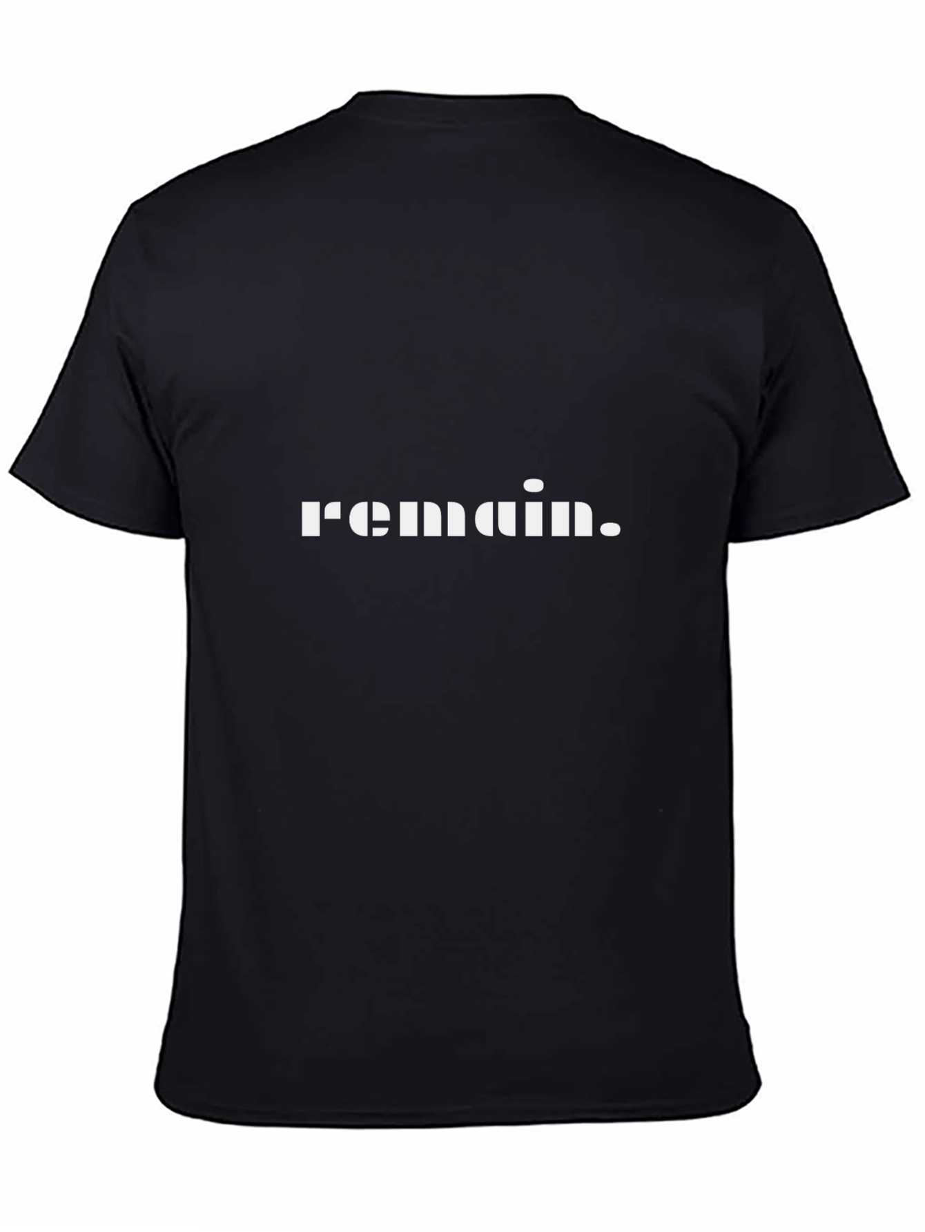 Remain Graphic Tee - Classic Black T-Shirt