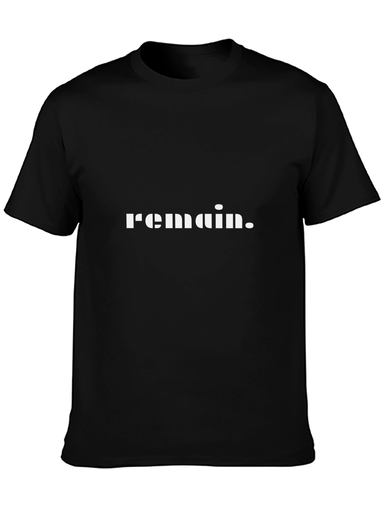 Remain Graphic Tee - Classic Black T-Shirt
