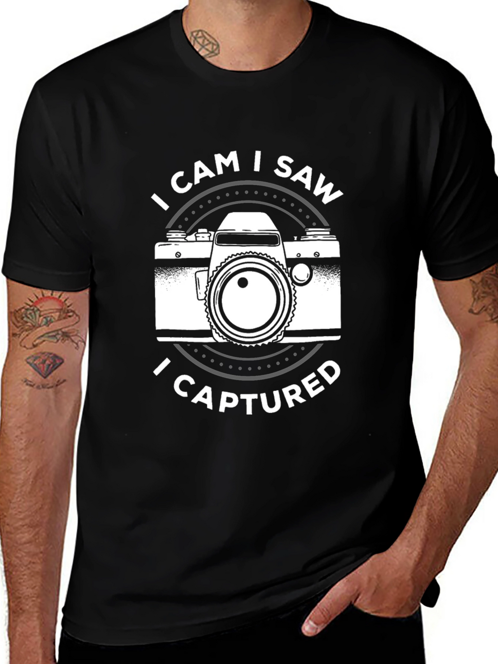 I Cam I Saw I Captured Photographer T-Shirt