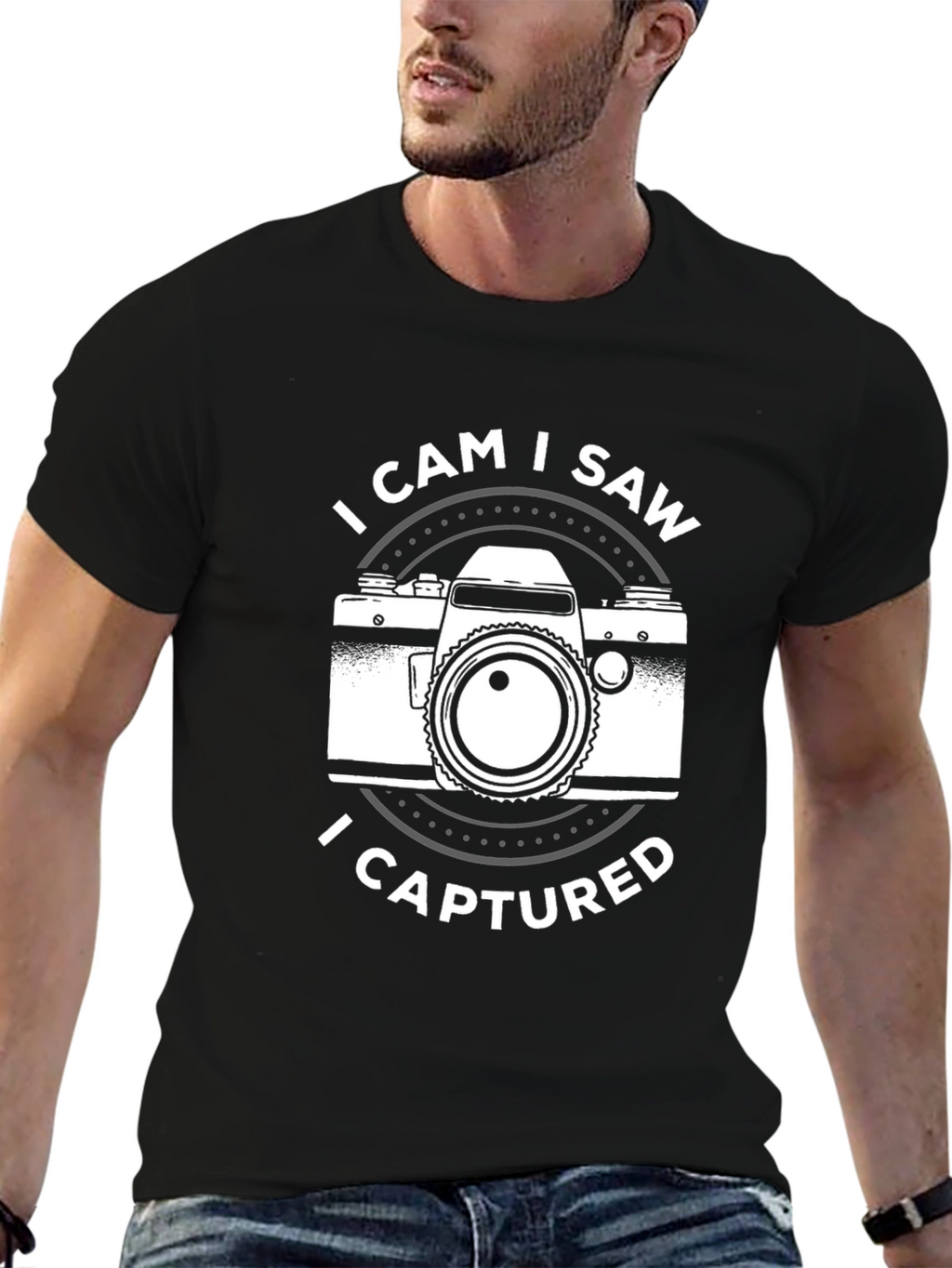 I Cam I Saw I Captured Photographer T-Shirt