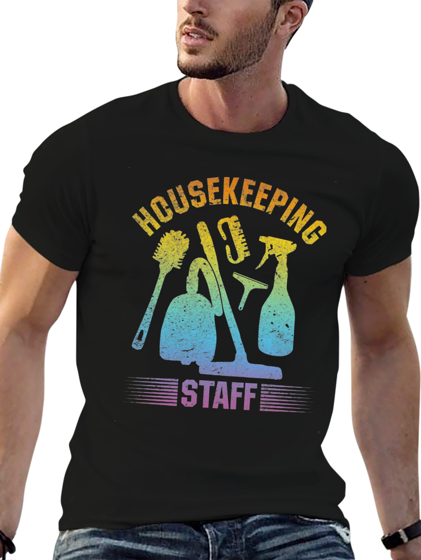 Housekeeping Staff T-Shirt - Cleaning Crew Apparel