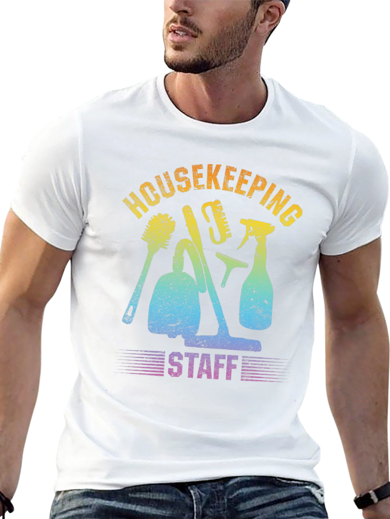 Housekeeping Staff T-Shirt - Cleaning Crew Apparel