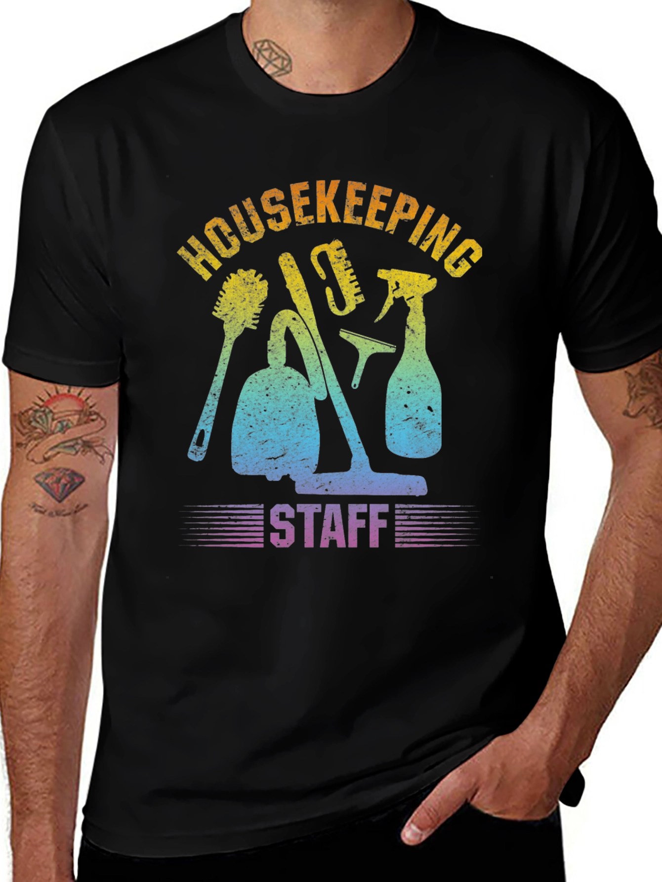 Housekeeping Staff T-Shirt - Cleaning Crew Apparel