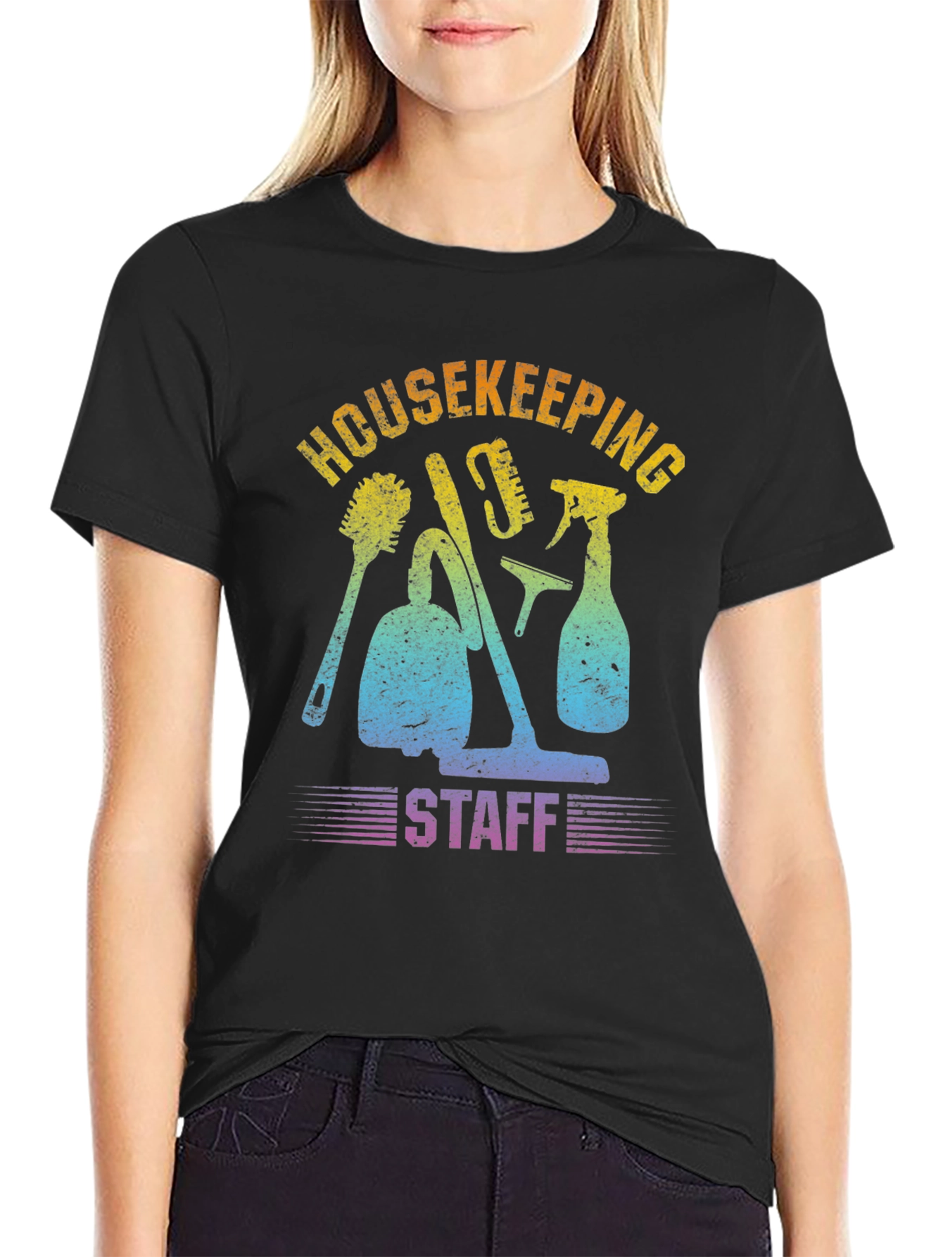 Housekeeping Staff T-Shirt - Cleaning Crew Apparel
