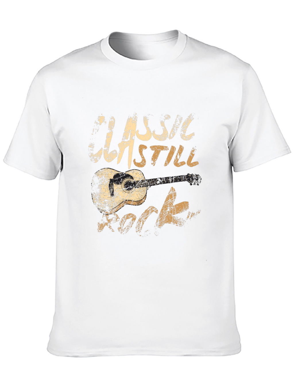 Classic Still Rock Guitar Graphic T-Shirt