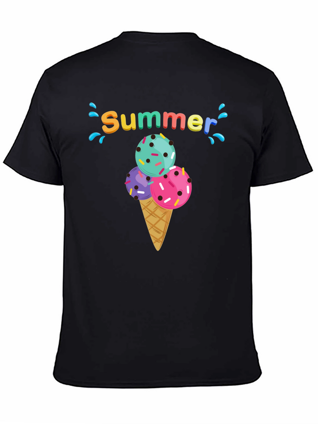 Summer Ice Cream Cone T-Shirt