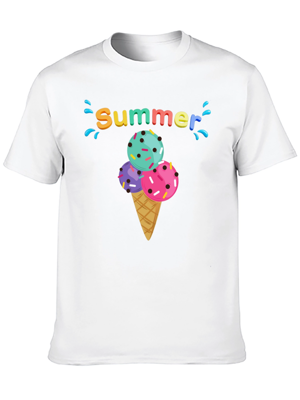 Summer Ice Cream Cone T-Shirt