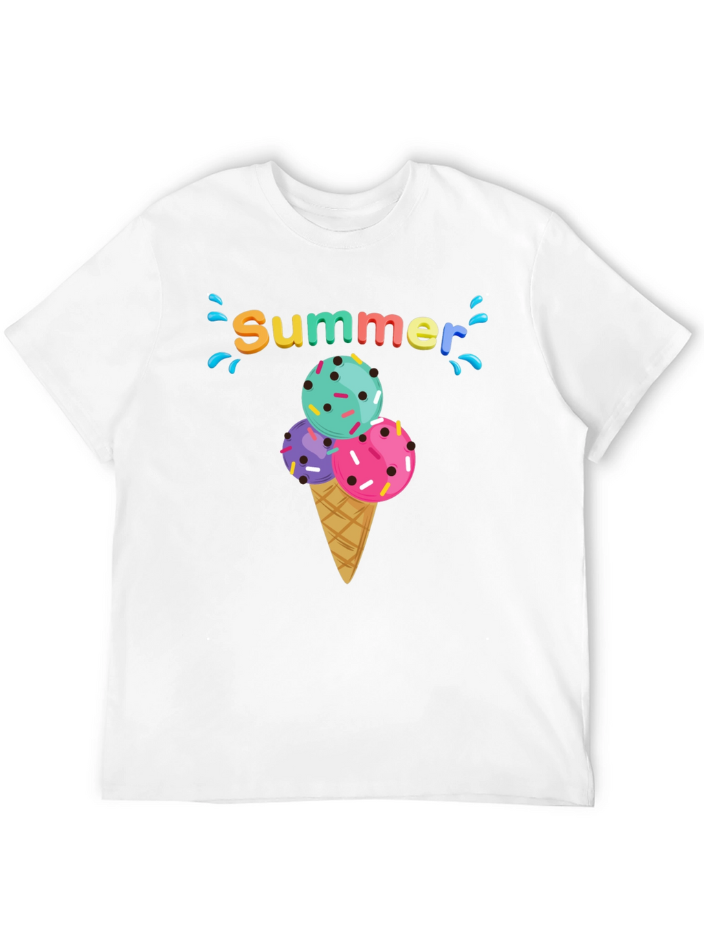 Summer Ice Cream Cone T-Shirt