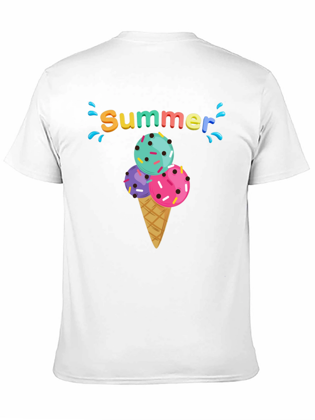 Summer Ice Cream Cone T-Shirt