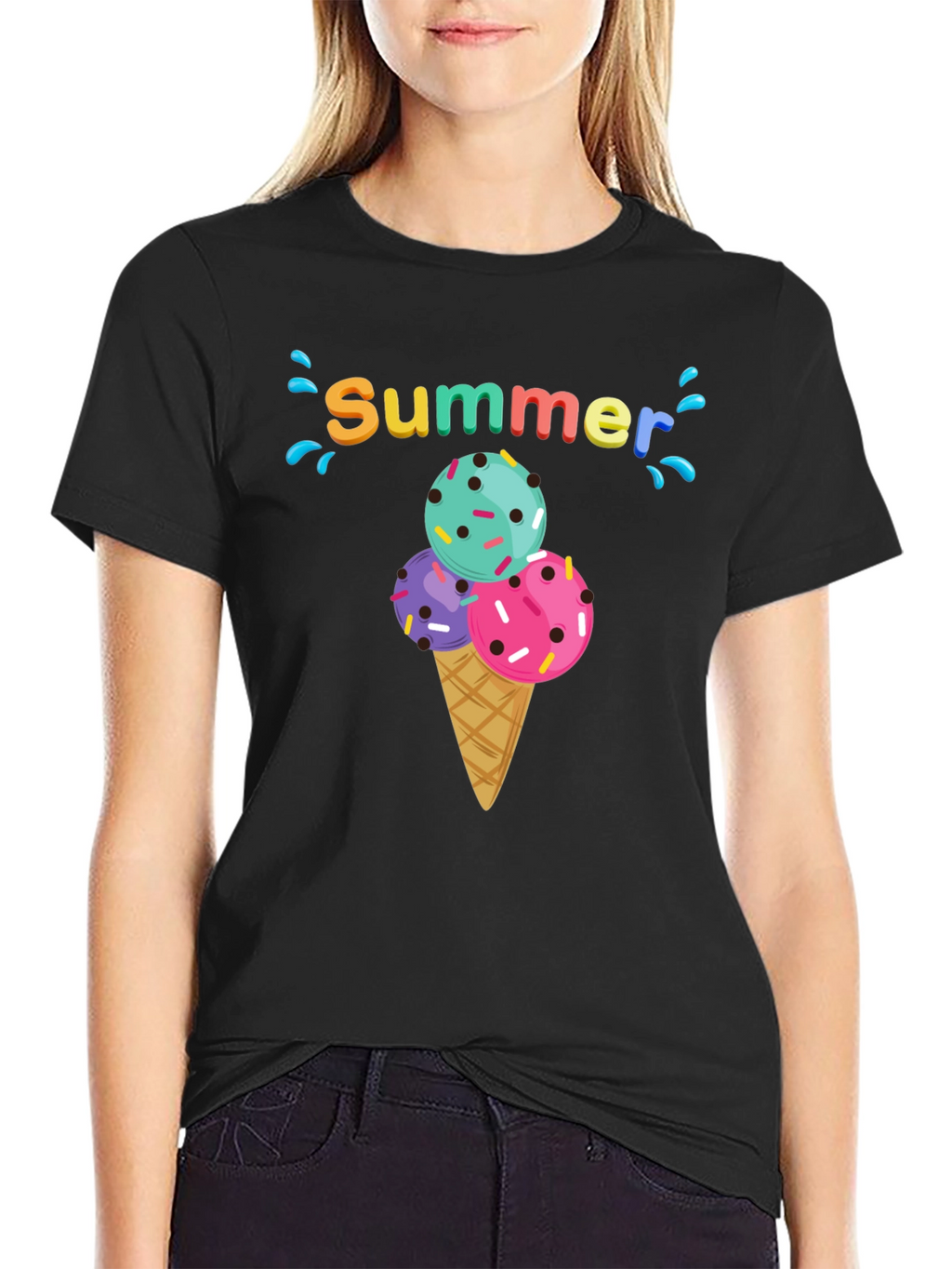Summer Ice Cream Cone T-Shirt