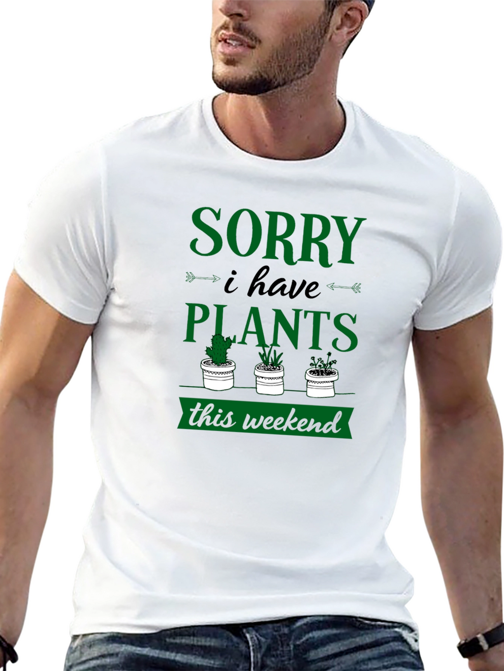 Sorry I Have Plants Weekend Graphic Tee
