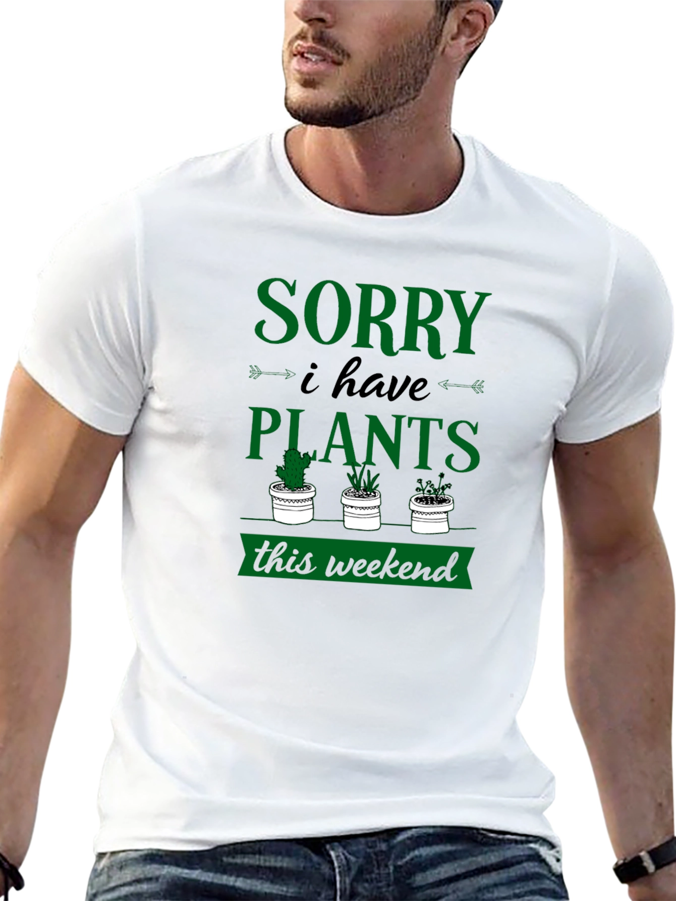 Sorry I Have Plants Weekend Graphic Tee