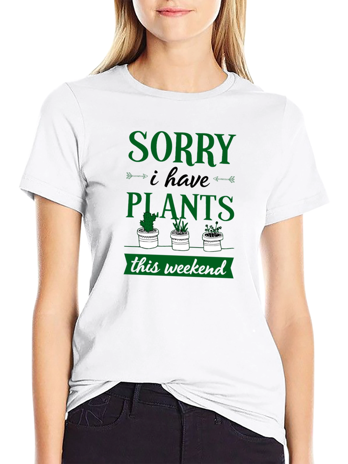 Sorry I Have Plants Weekend Graphic Tee