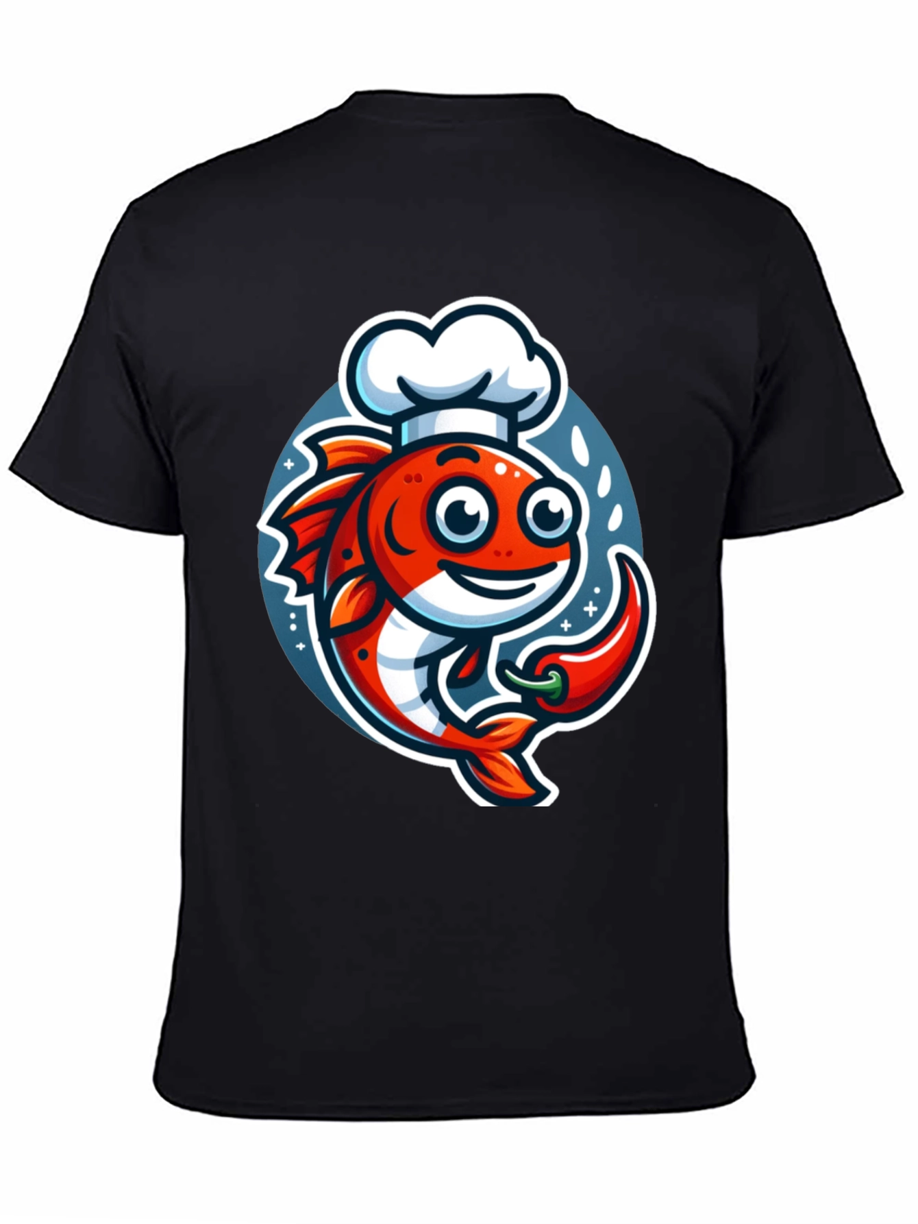 Chef Fish Graphic T-Shirt