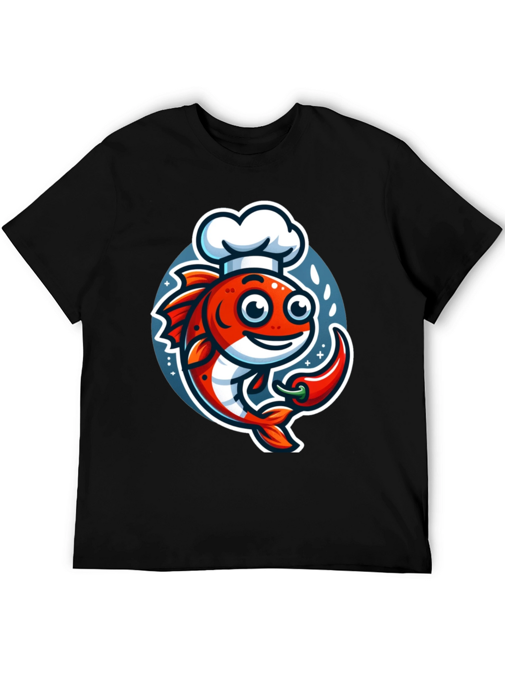 Chef Fish Graphic T-Shirt