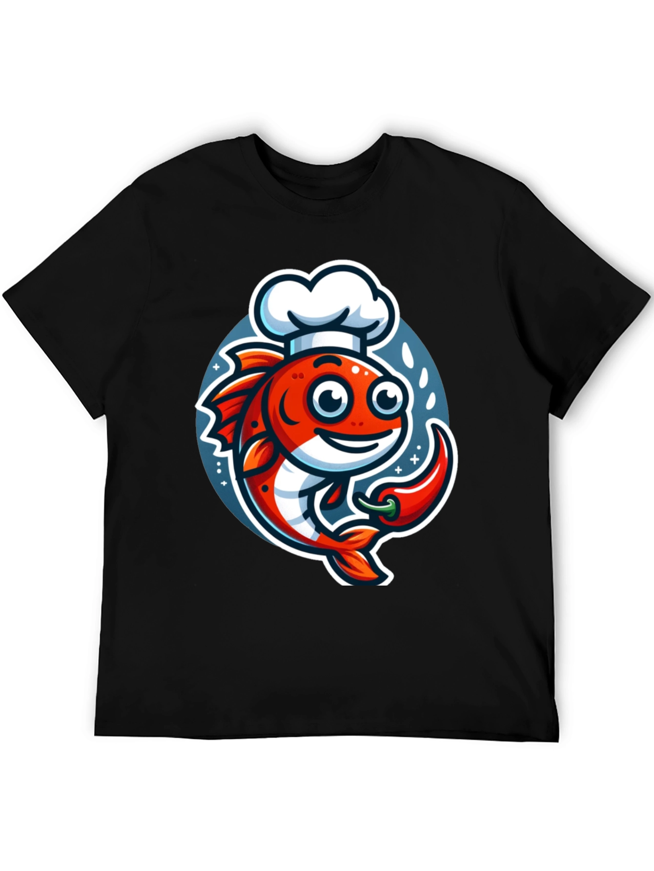Chef Fish Graphic T-Shirt