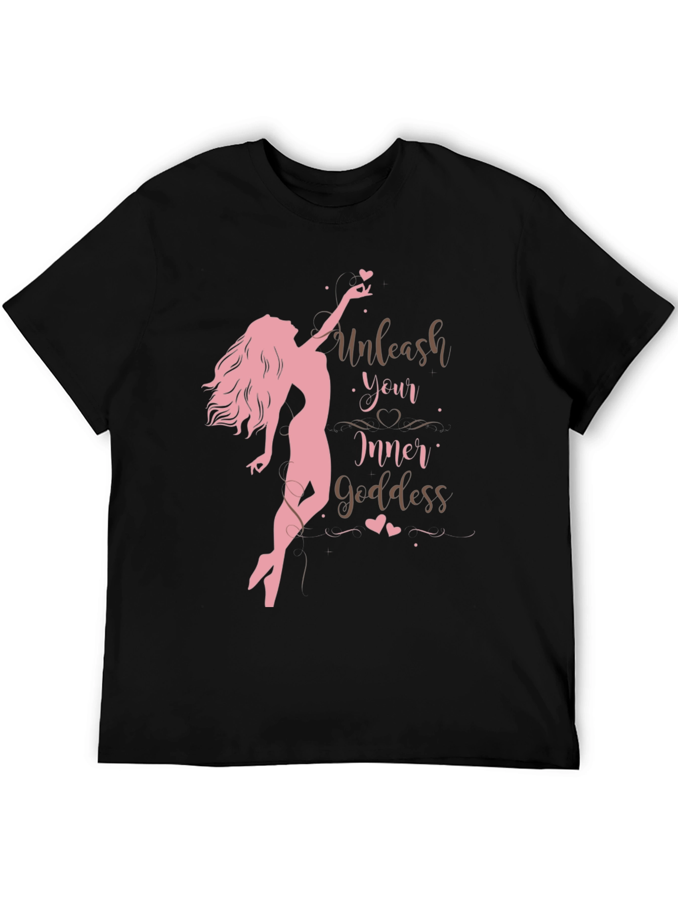 Unleash Your Inner Goddess Graphic Tee - Stylish Cotton Blend