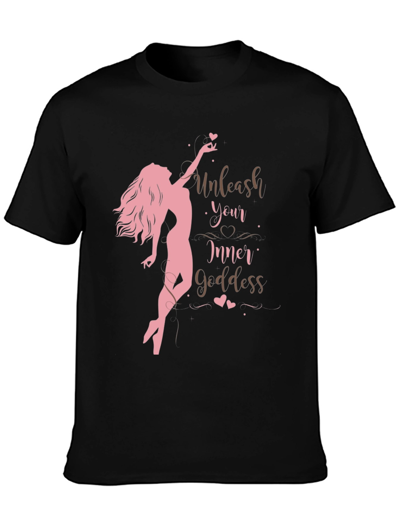 Unleash Your Inner Goddess Graphic Tee - Stylish Cotton Blend