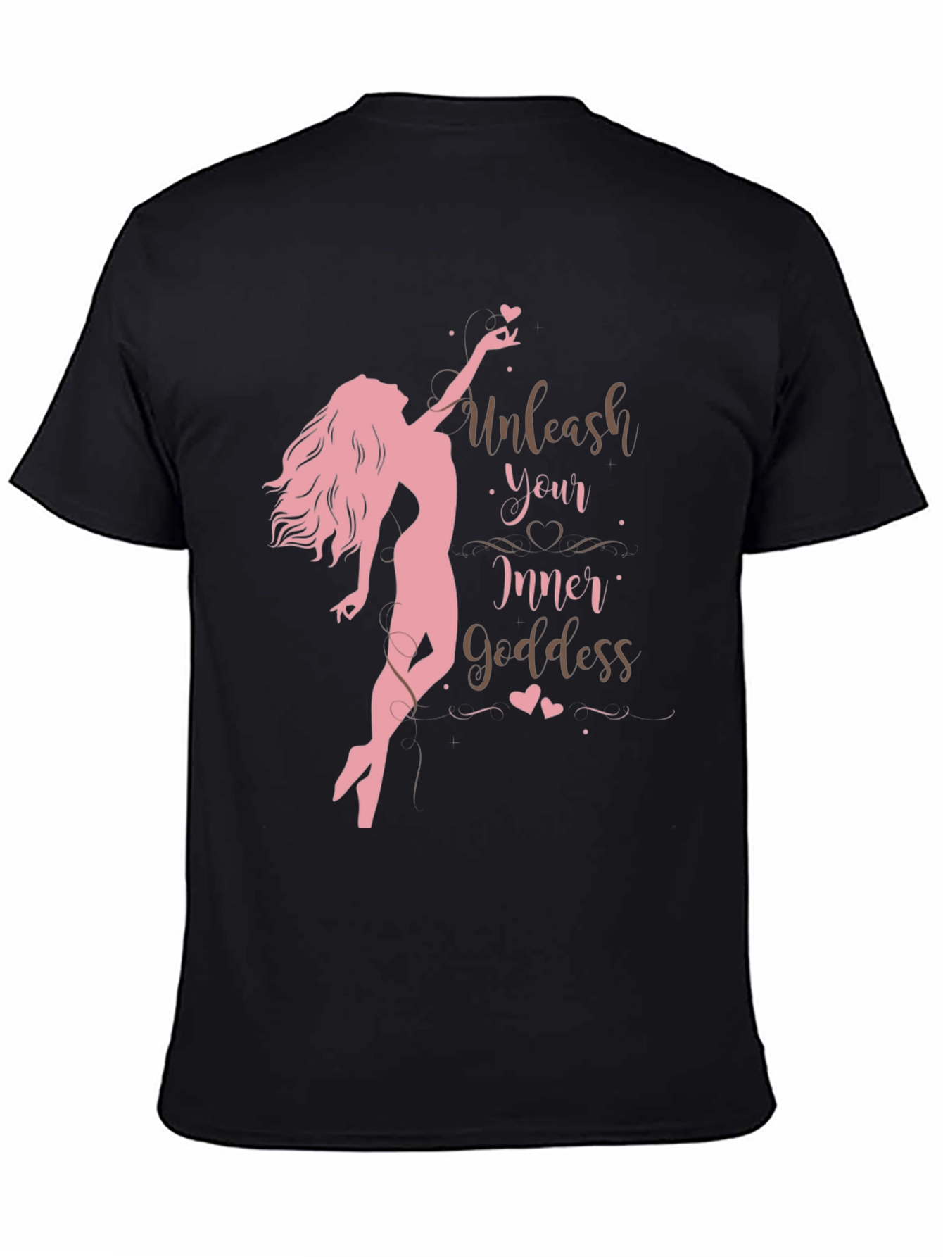 Unleash Your Inner Goddess Graphic Tee - Stylish Cotton Blend