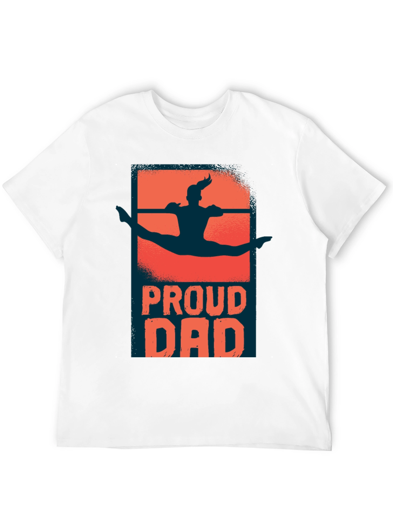 Proud Dad T-Shirt Gymnastics Graphic