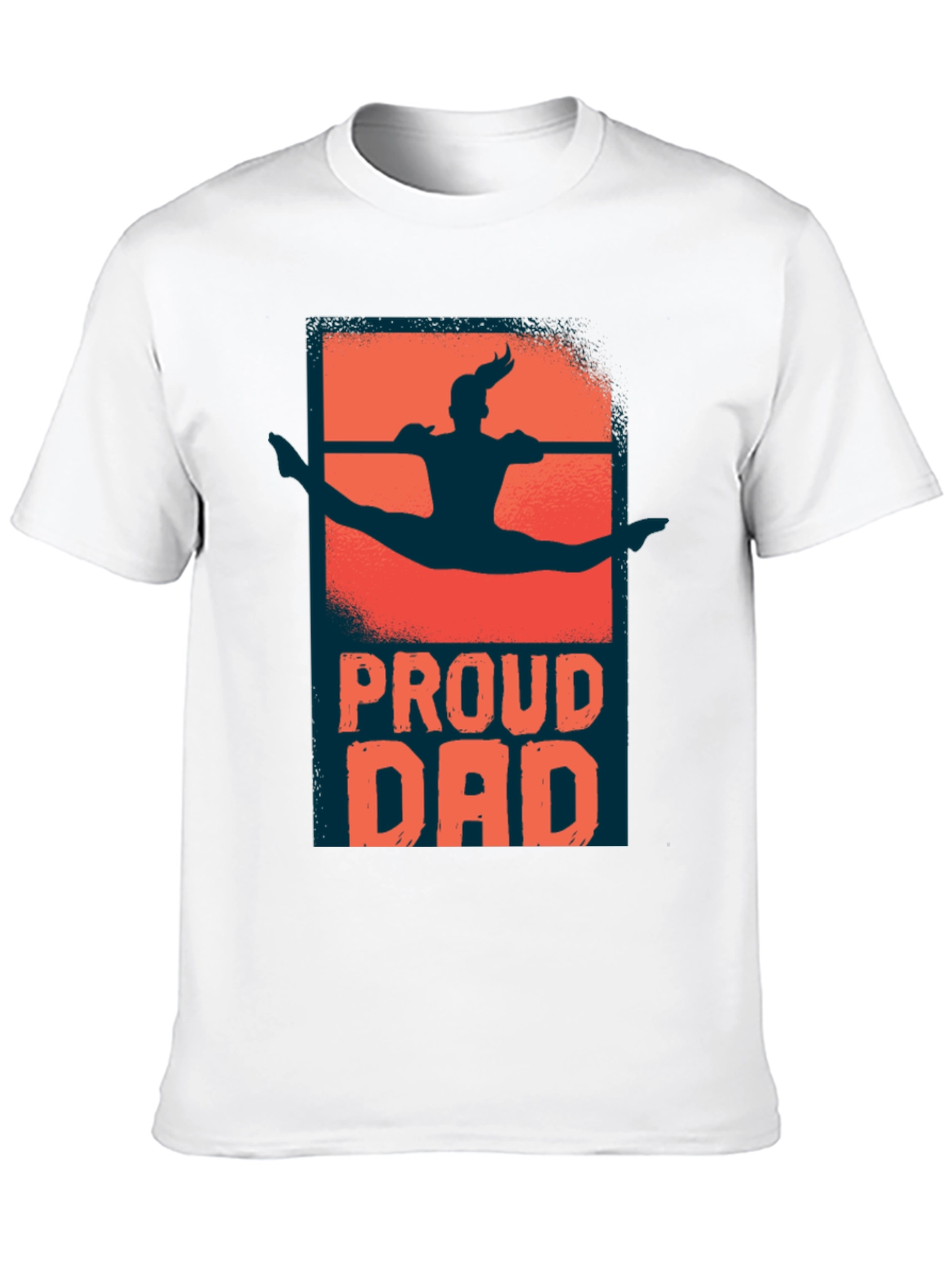 Proud Dad T-Shirt Gymnastics Graphic