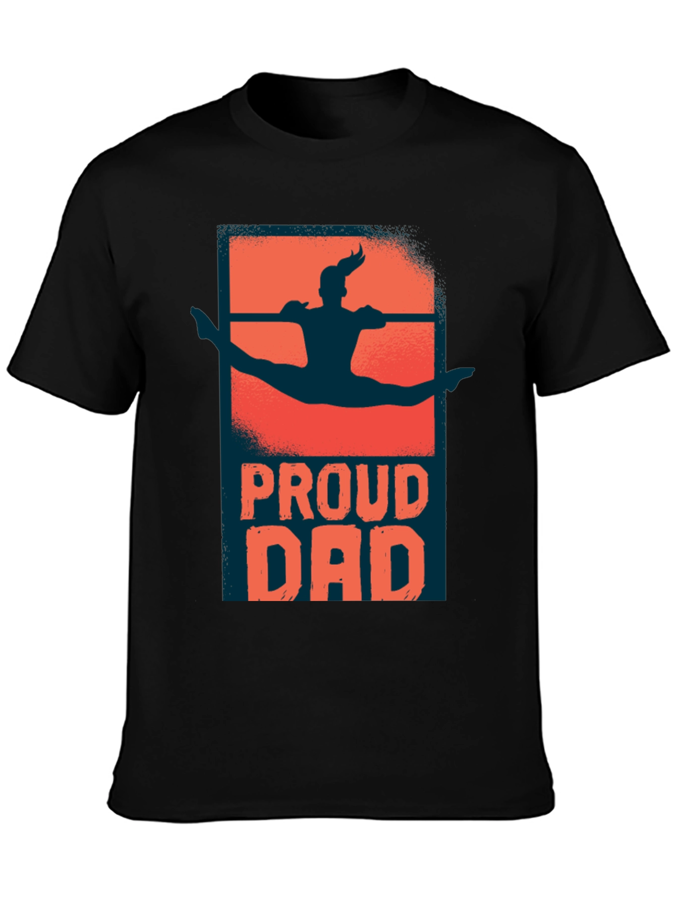 Proud Dad T-Shirt Gymnastics Graphic