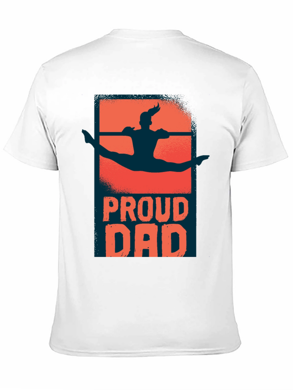 Proud Dad T-Shirt Gymnastics Graphic