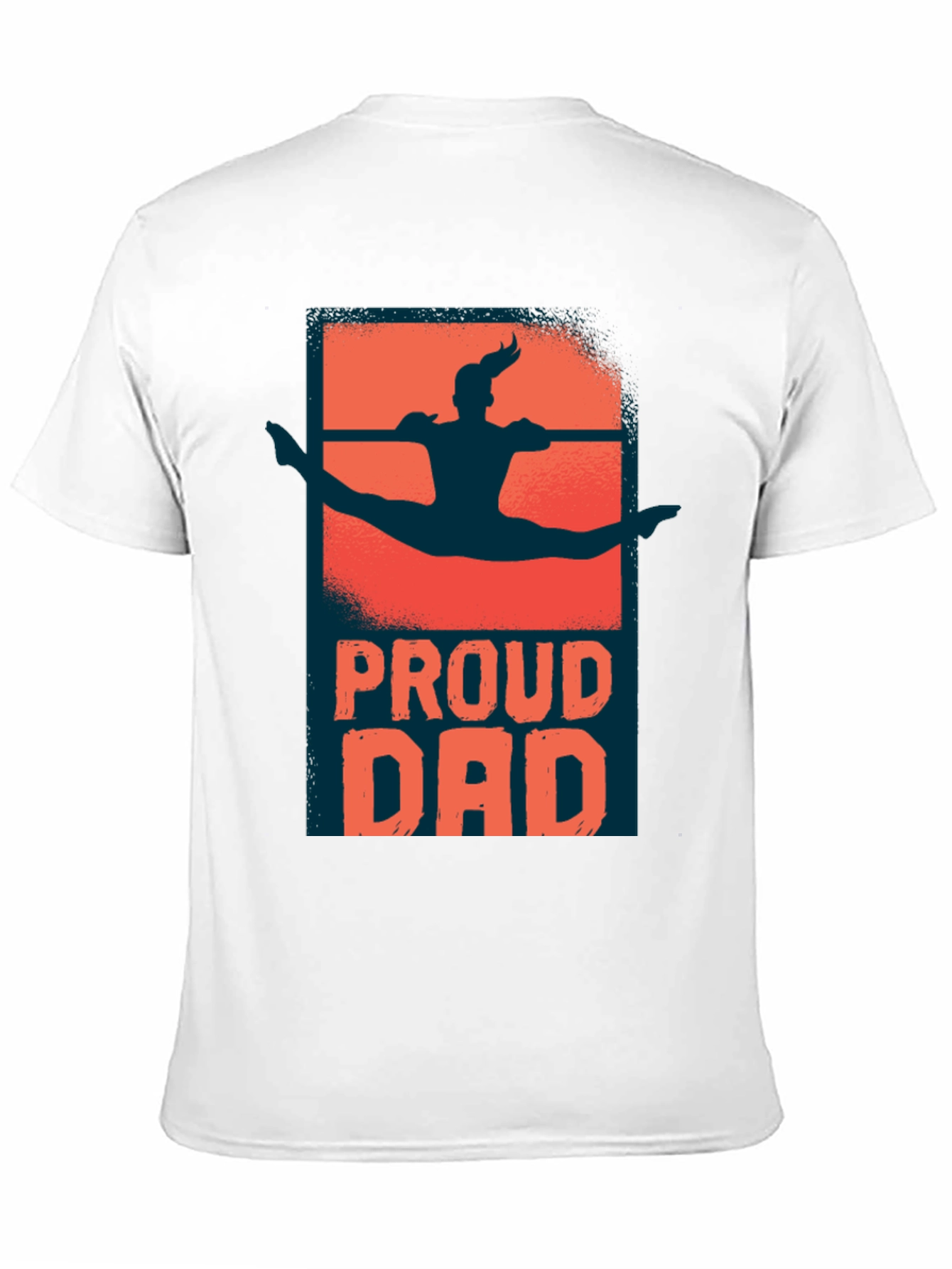 Proud Dad T-Shirt Gymnastics Graphic