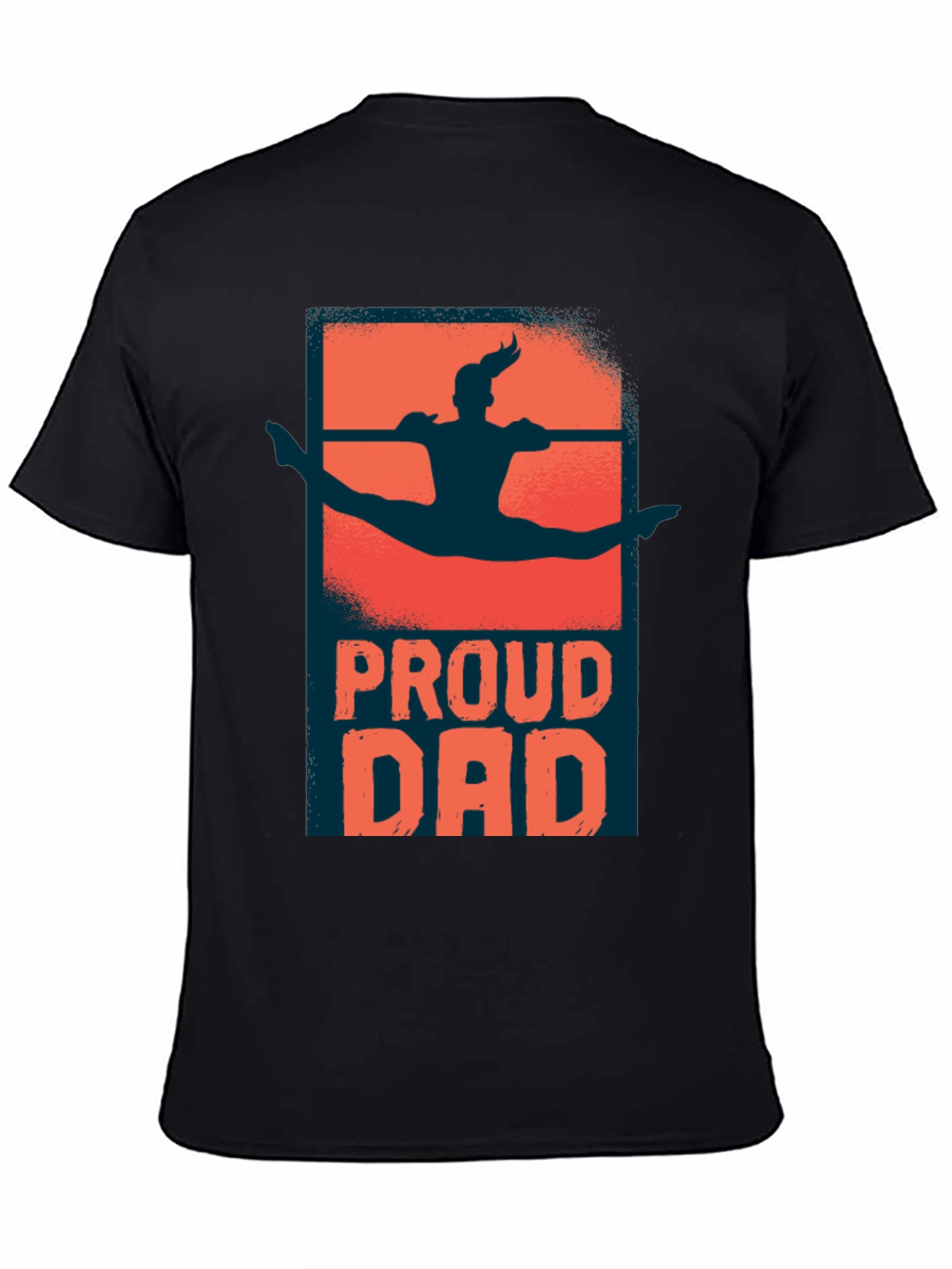 Proud Dad T-Shirt Gymnastics Graphic