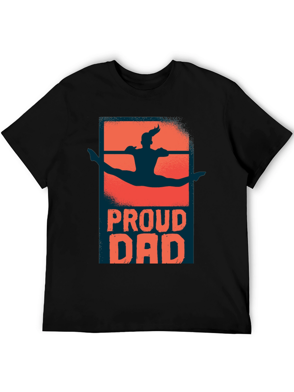 Proud Dad T-Shirt Gymnastics Graphic