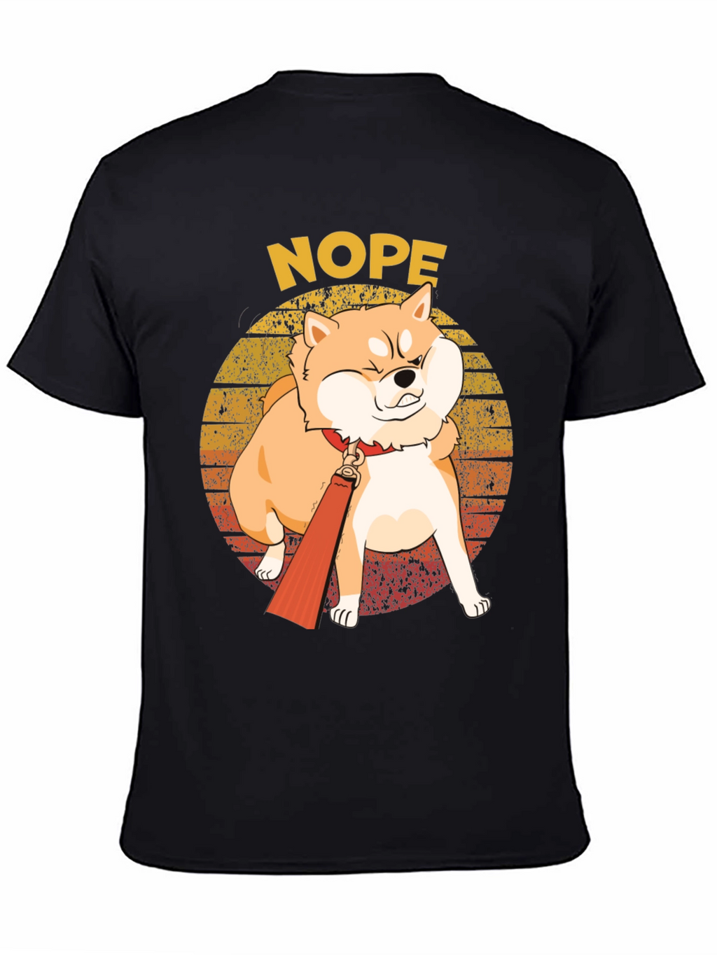 Nope Shiba Inu T-Shirt - Funny Dog Tee