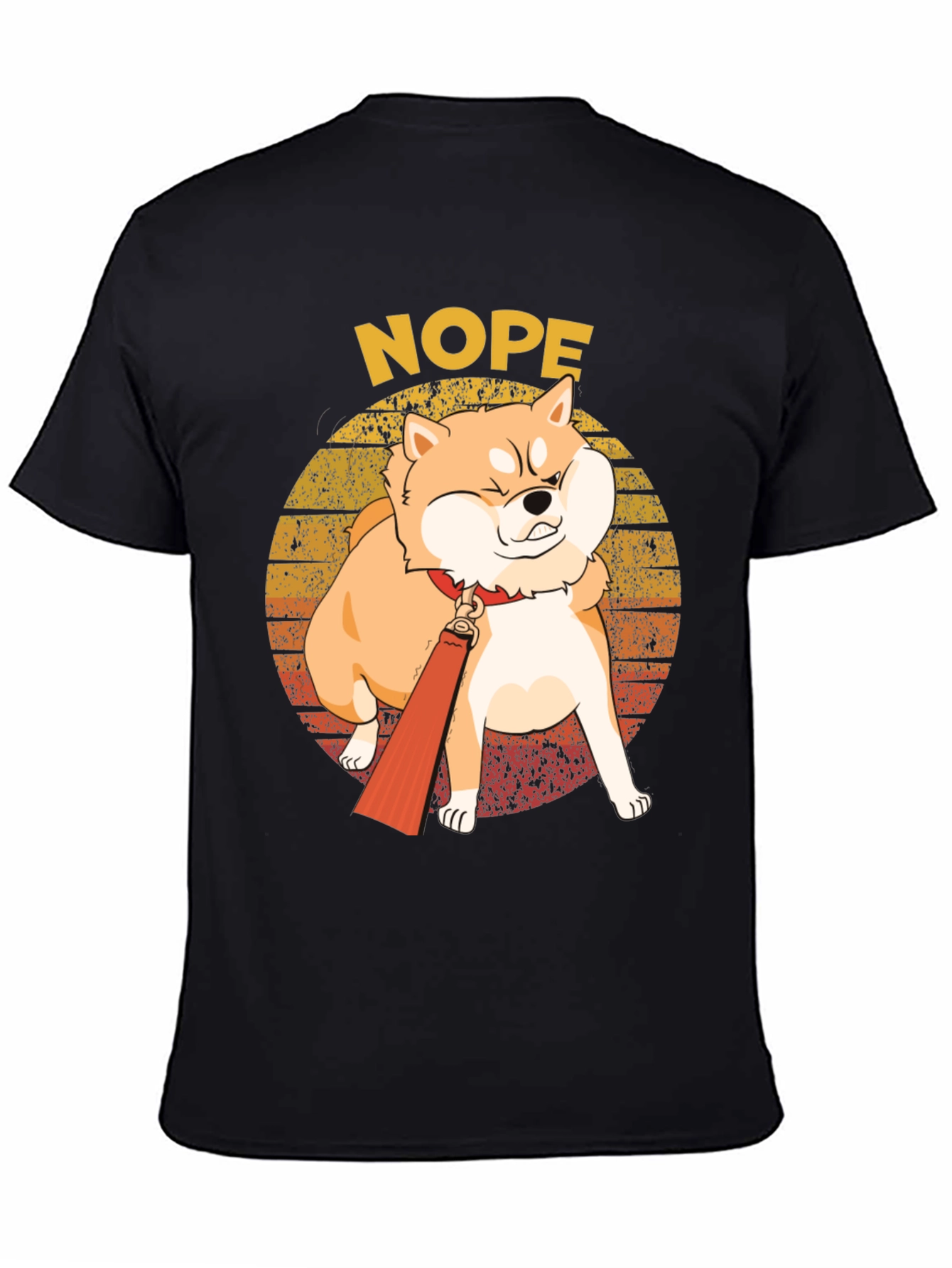 Nope Shiba Inu T-Shirt - Funny Dog Tee