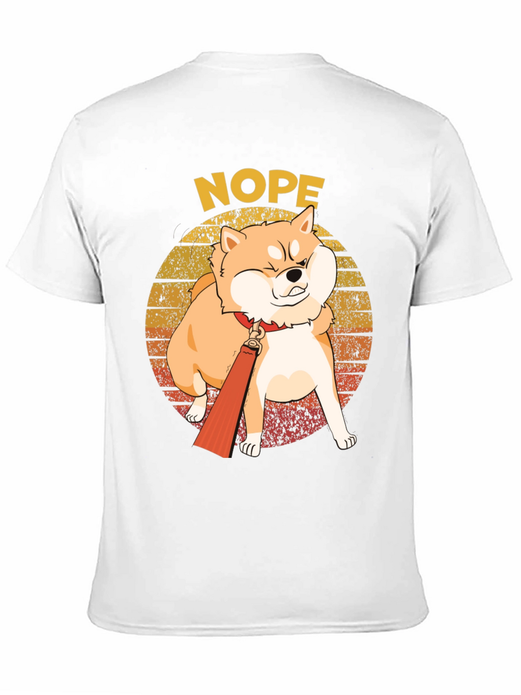 Nope Shiba Inu T-Shirt - Funny Dog Tee