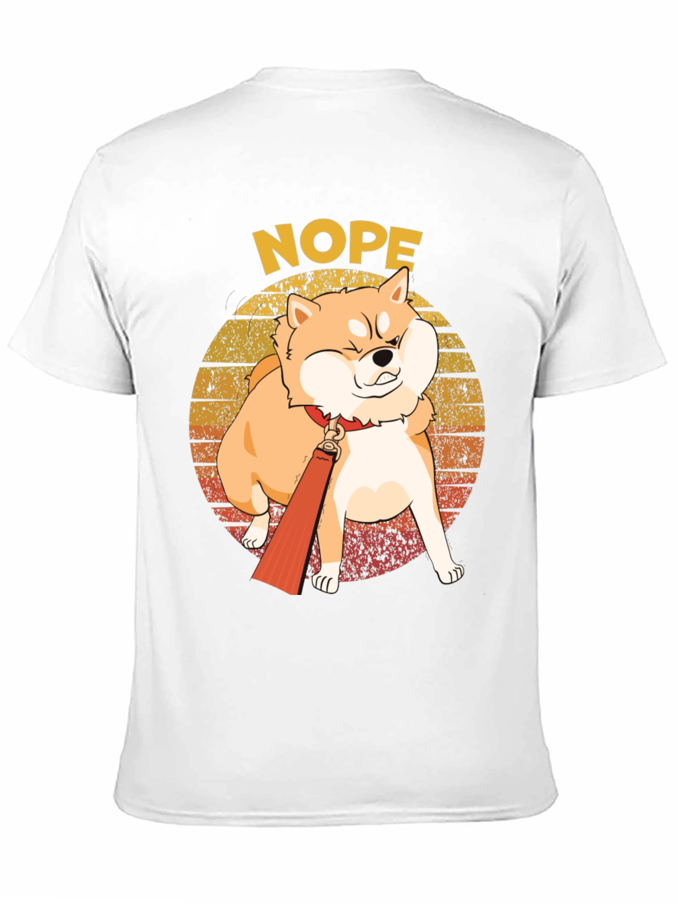Nope Shiba Inu T-Shirt - Funny Dog Tee