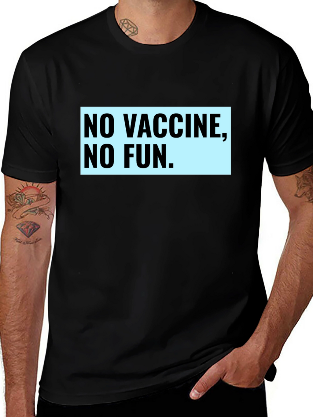 No Vaccine No Fun Graphic Tee
