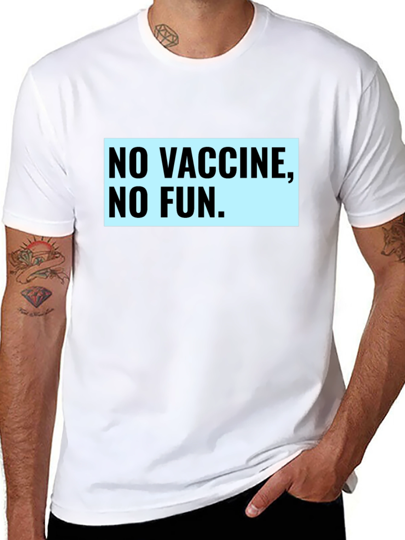 No Vaccine No Fun Graphic Tee