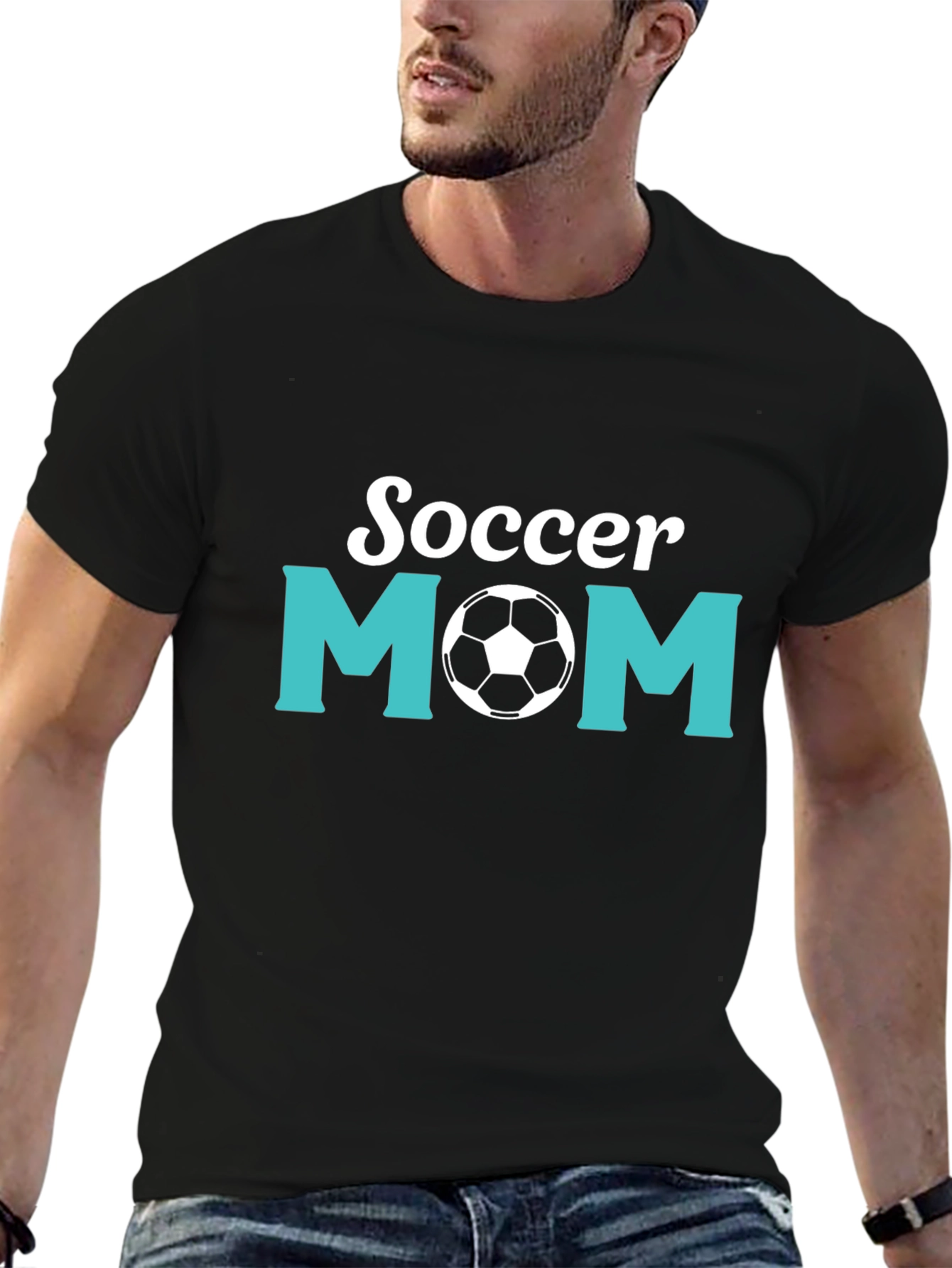 Soccer Mom T-Shirt - Black - Sporty & Stylish