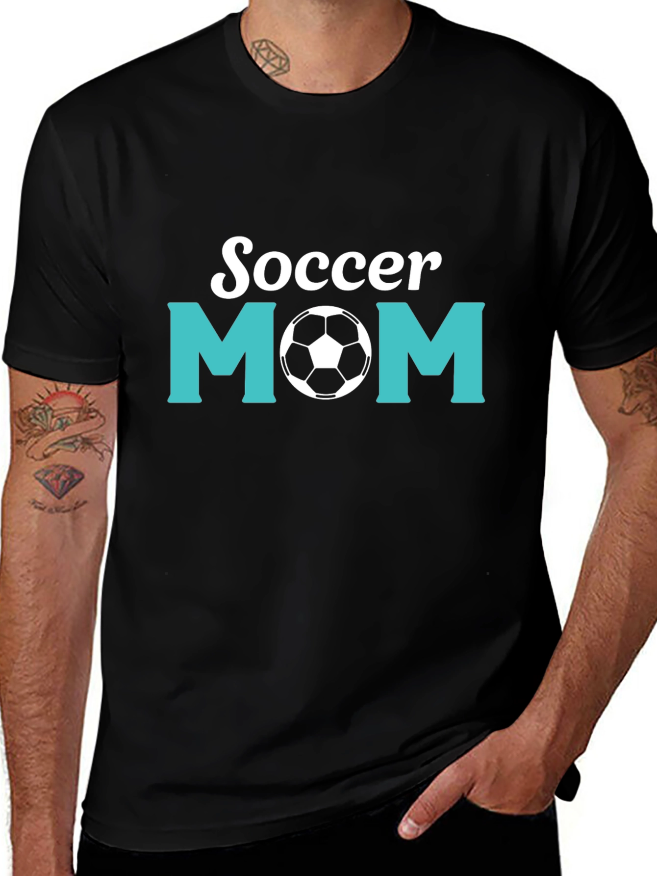 Soccer Mom T-Shirt - Black - Sporty & Stylish