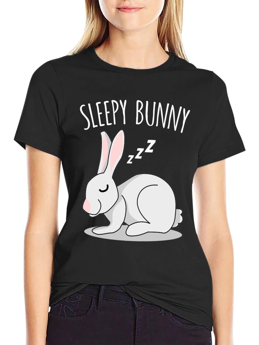 Sleepy Bunny T-Shirt - Cute & Comfy