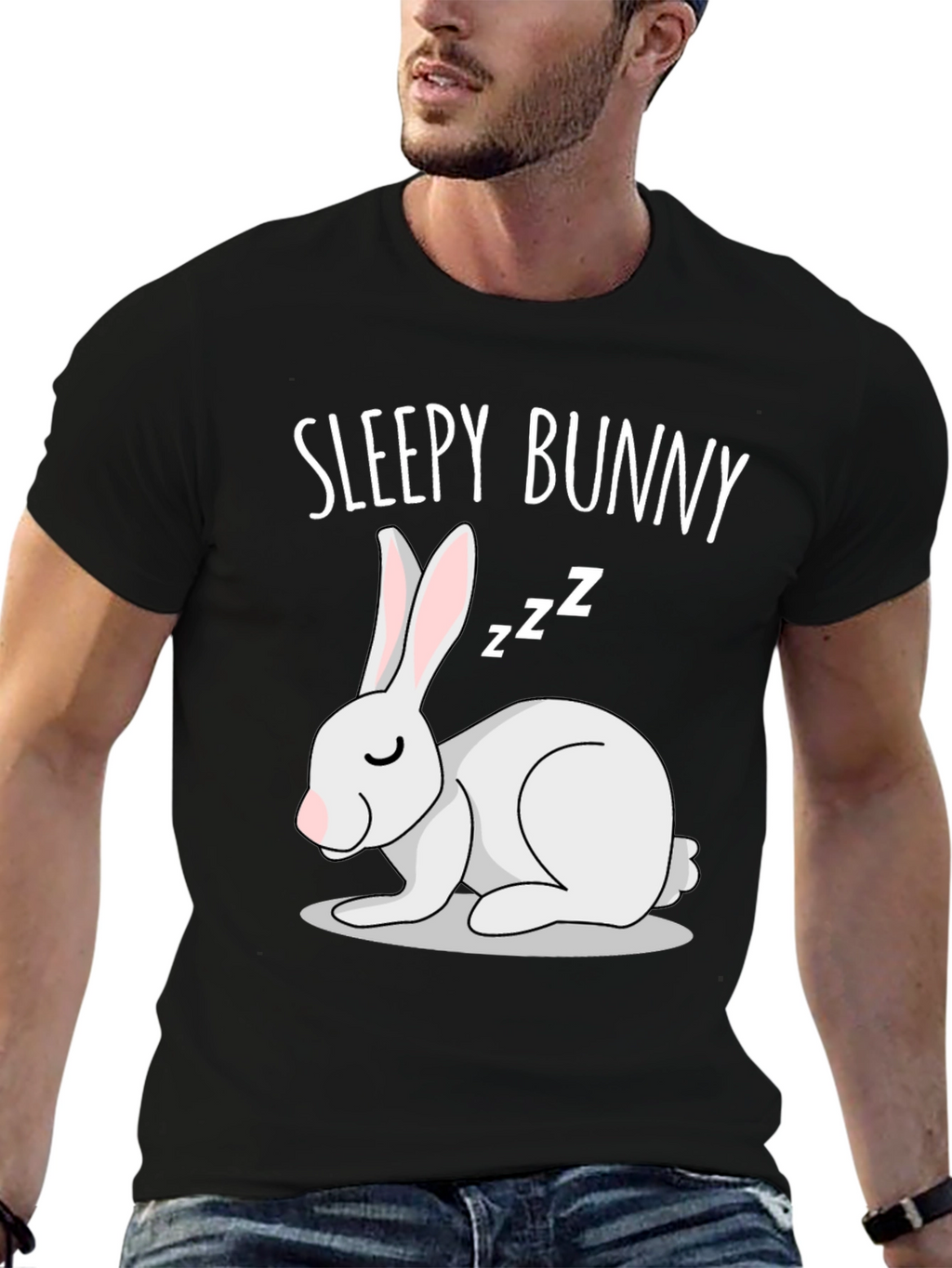 Sleepy Bunny T-Shirt - Cute & Comfy