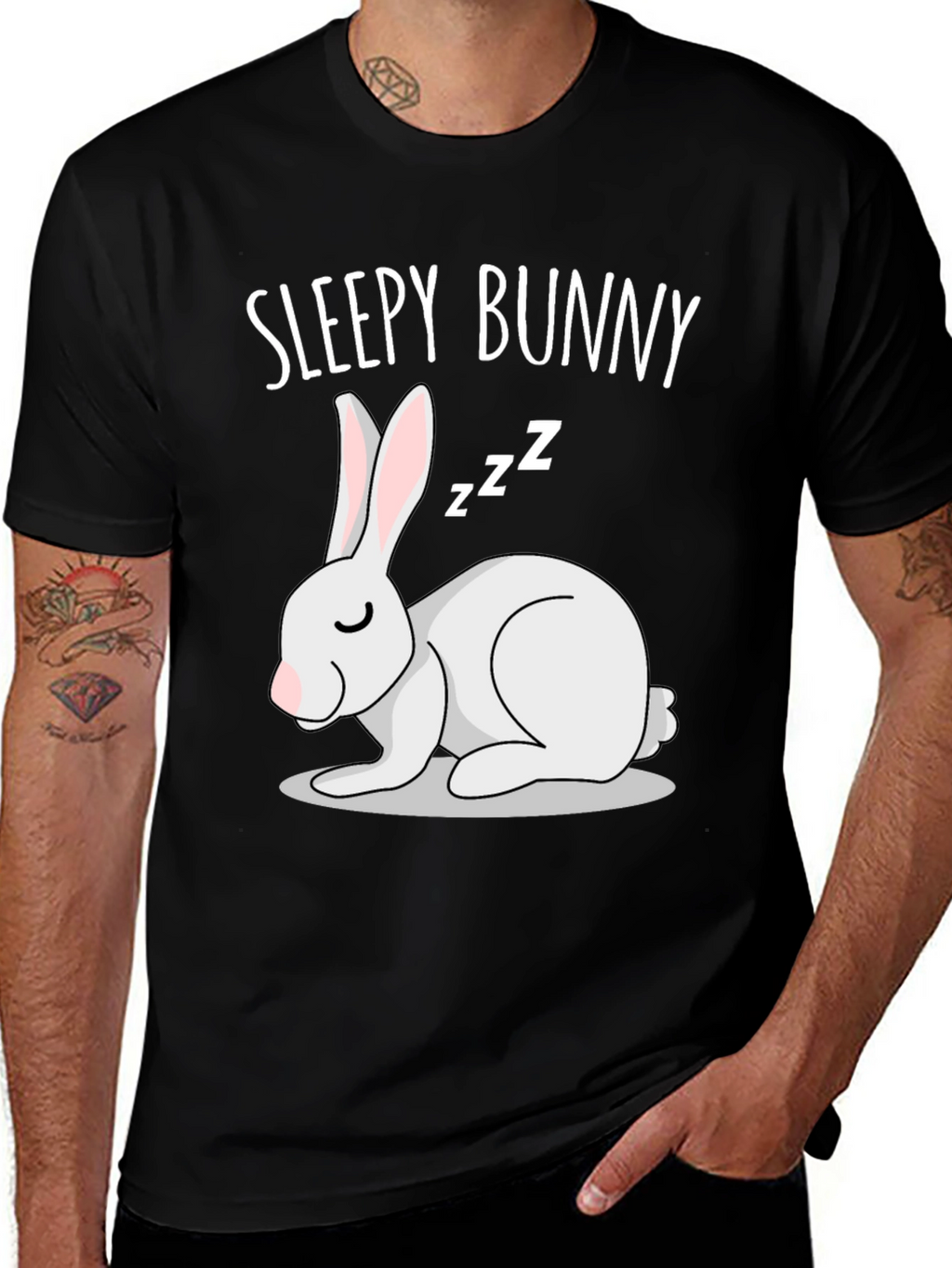 Sleepy Bunny T-Shirt - Cute & Comfy