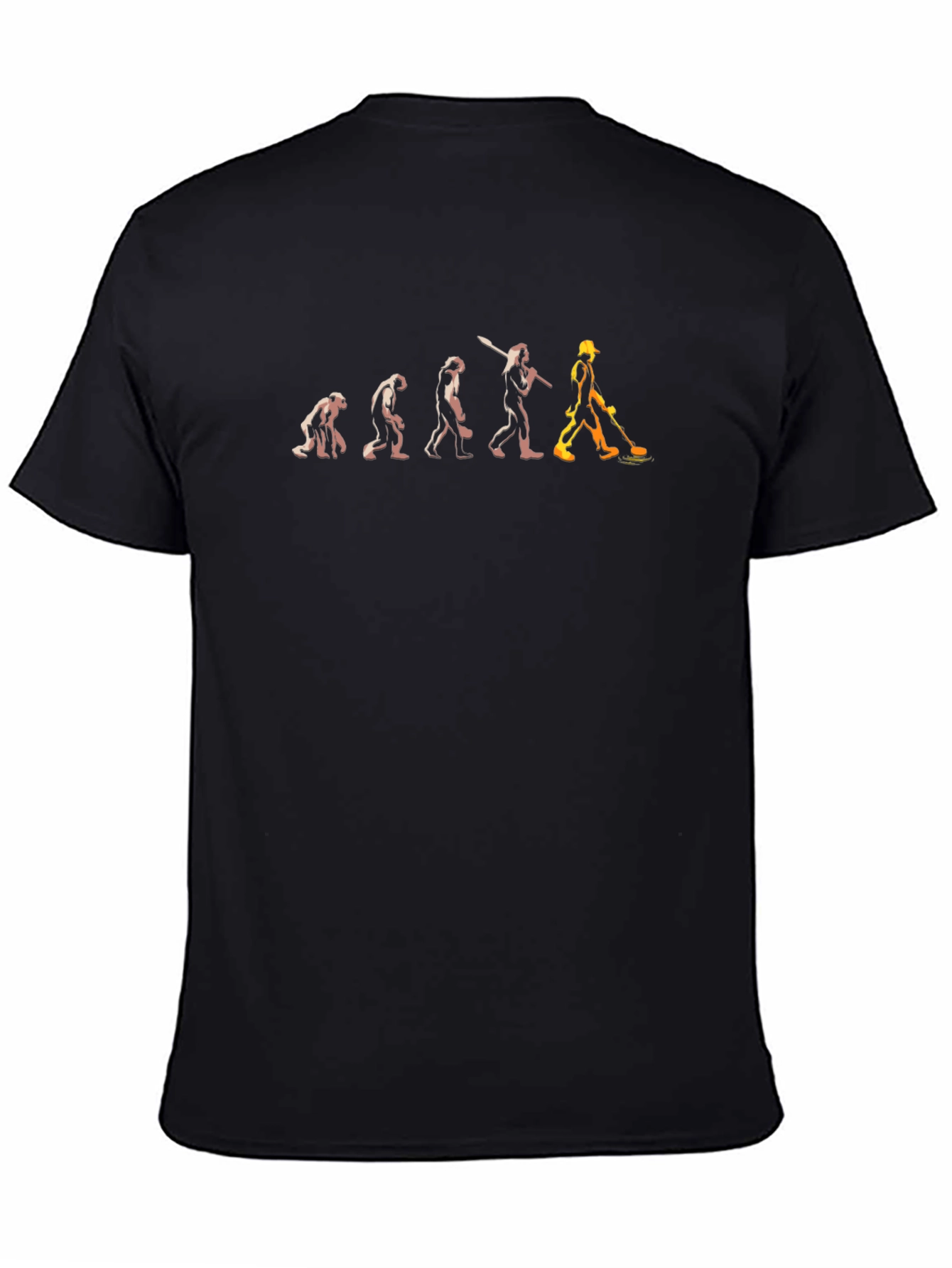 Evolution of Construction Worker T-Shirt