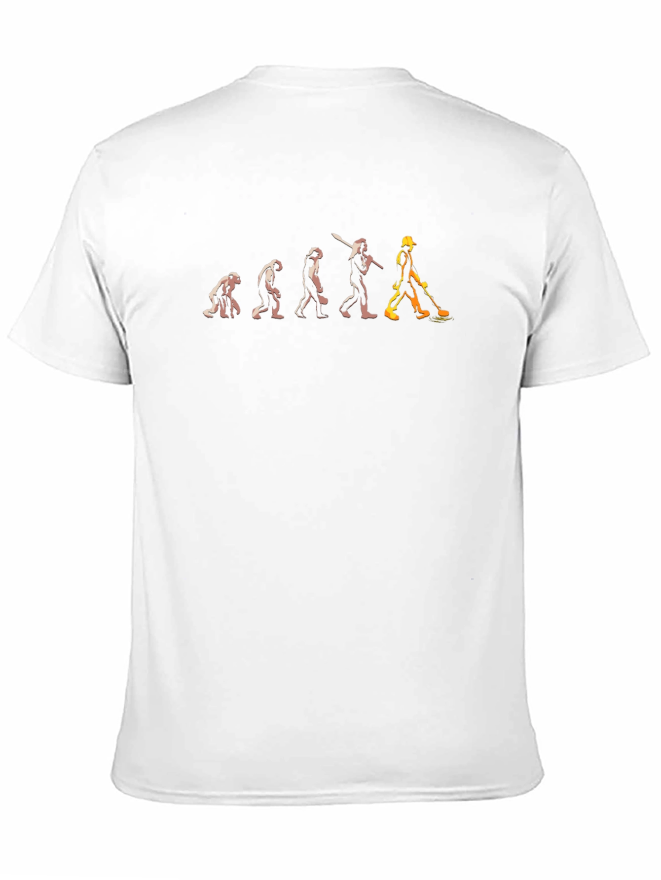Evolution of Construction Worker T-Shirt
