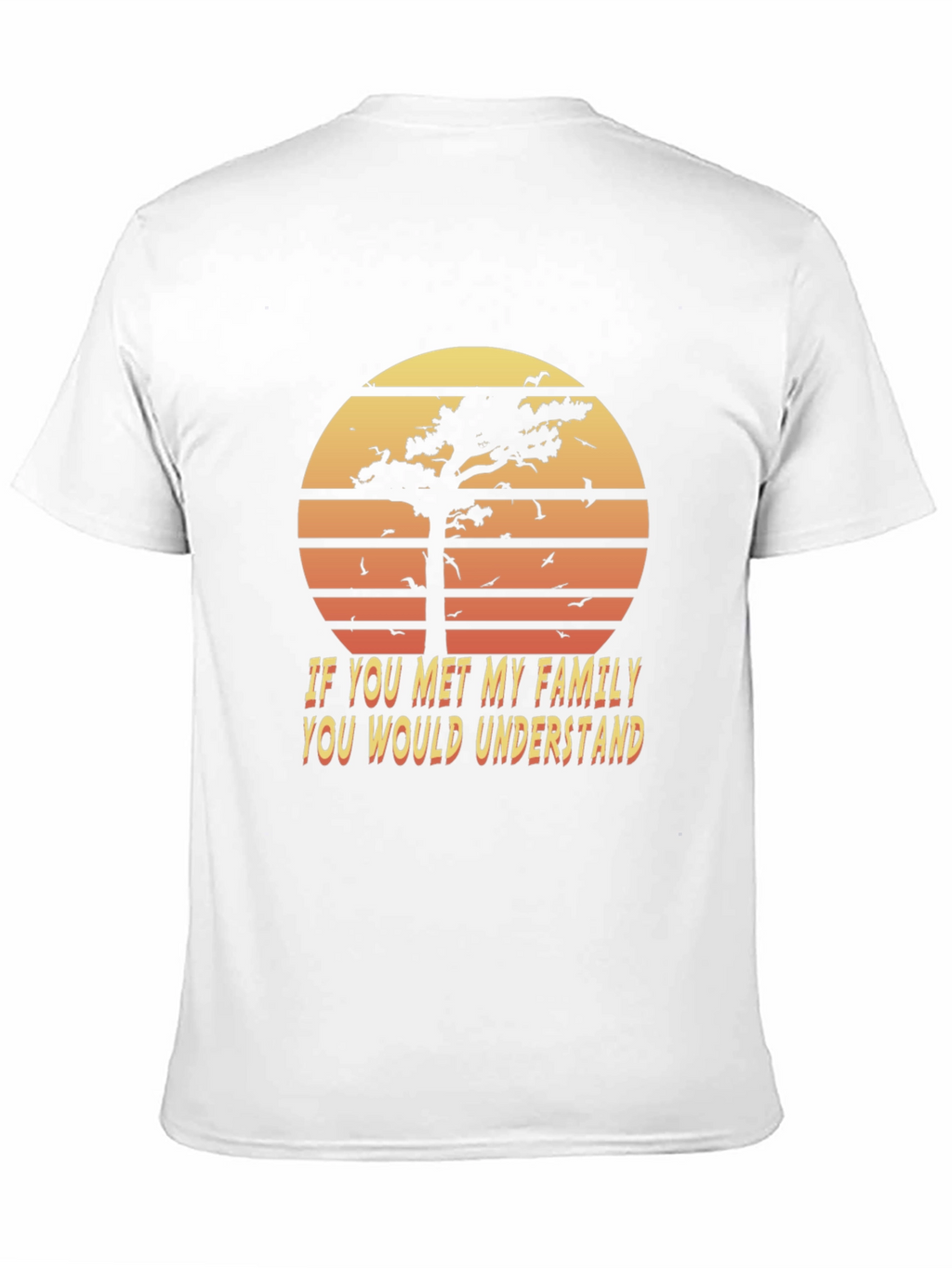 Retro Family Humor T-Shirt - Sunset Graphic Tee
