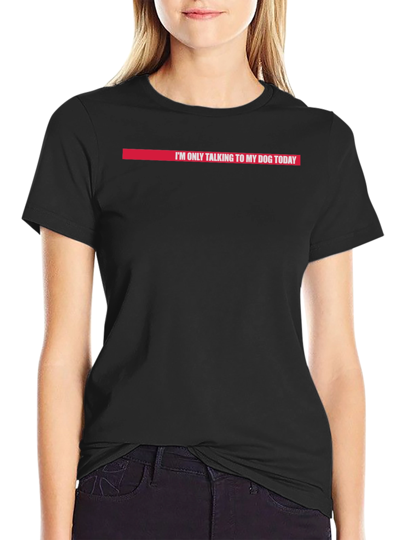 Dog Lover T-Shirt - Im Only Talking To My Dog Today